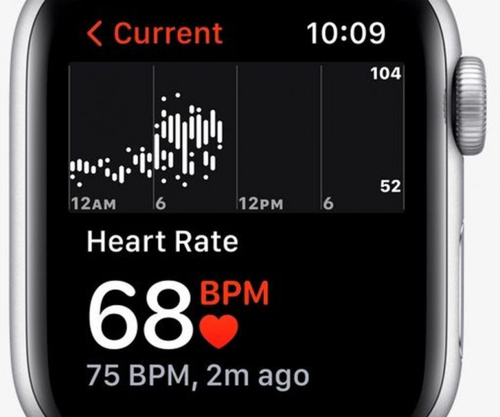 Apple Watch Nike SE GPS 44mm Silver Aluminium Case with Pure Platinum/Black Nike Sport Band (MKQ73) 